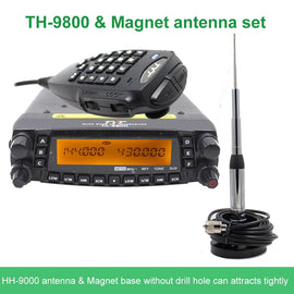 TYT TH-9800 Plus Walkie Talkie 50W Car Mobile Radio Station Quad Band 29/50/144/430MHz Dual Display Scrambler TH9800