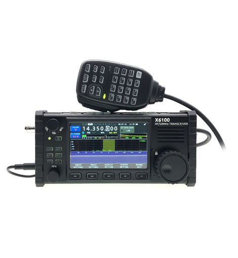 XIEGU X6100 50MHz HF Transceiver All Mode Transceiver Portable SDR Shortwave Transceiver With Antenna Tuner Or Protective Handle