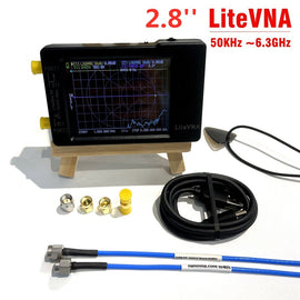 6.3GHz LiteVNA 4Inch Touch Screen Vector Network Analyzer Antenna Shortwave MF HF VHF Display Vector Analyzer HF VHF UHF Antenna