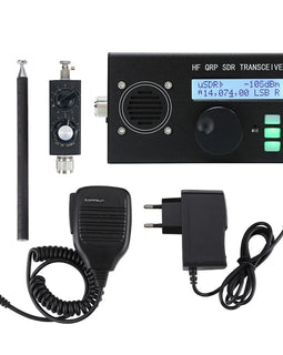 New USDX 8 Band SDR All Mode USB, LSB, CW, AM, FM HF SSB QRP Transceiver QCX-SSB + Mini-ANT 20W QRP Shortwave Antenna